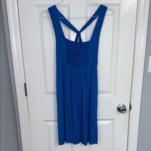 Blue Sleeveless Dress